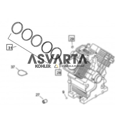 Segment Set (STD) Style B1.2mm CH 730 CV,ECH,KT,SV,ZT...