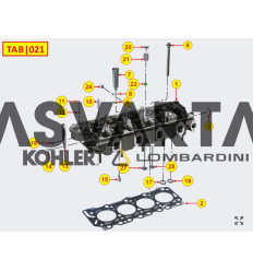 Cylinder Head Complete KDI2504 M/TCR